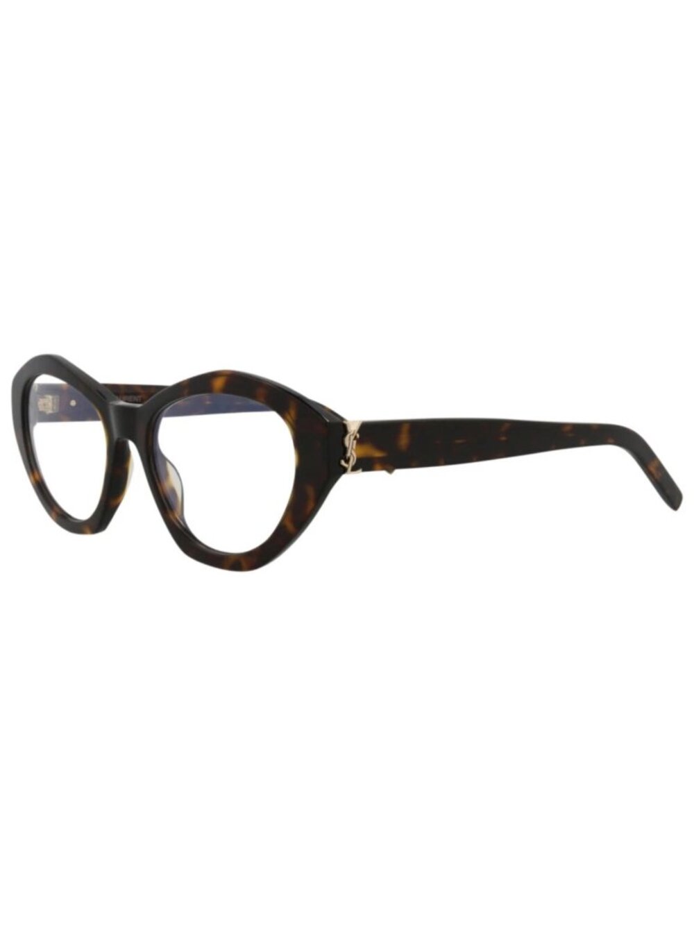 New Saint Laurent Women's Eyeglasses Cat Eye Acetate Frame Havana Havana